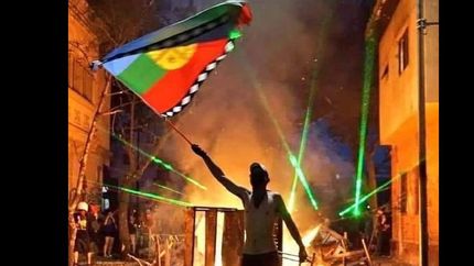 lomas: intervenciones artisticas de lucha en repudio al golpe en bolivia