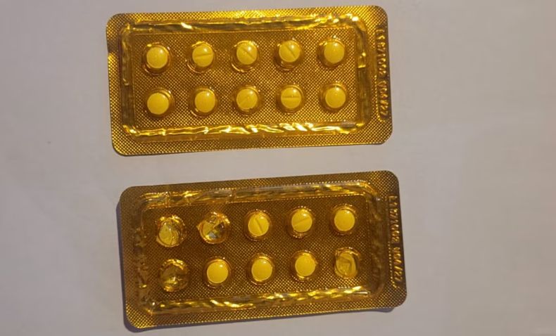 Medicamentos incautados durante los allanamientos en Lomas de Zamora.