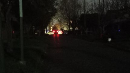 Los barrios, completamente a oscuras. Los barrios, completamente a oscuras.
