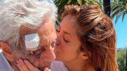 Shakira y su papá.