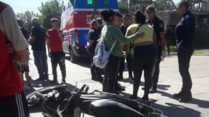 El siniestro vial ocurrió en Saladillo y Azamor.