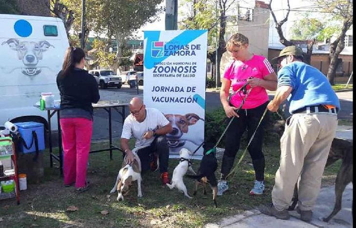 La última jornada en Lomas Centro fue en la Plaza Martins.