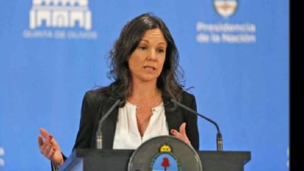 Carolina Stanley reconoció que trabaja para que no haya saqueos”