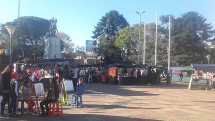 La feria está todo el fin de semana largo.