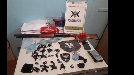 lo incautado por la Policía Local.