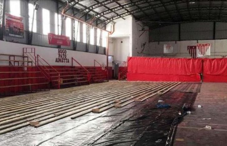 Las obras en el Microestadio avanzaron a paso firme.