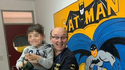 La alegría de Martín en su trabajo. Su personalidad hizo que pueda llevarse un millón de amigos.