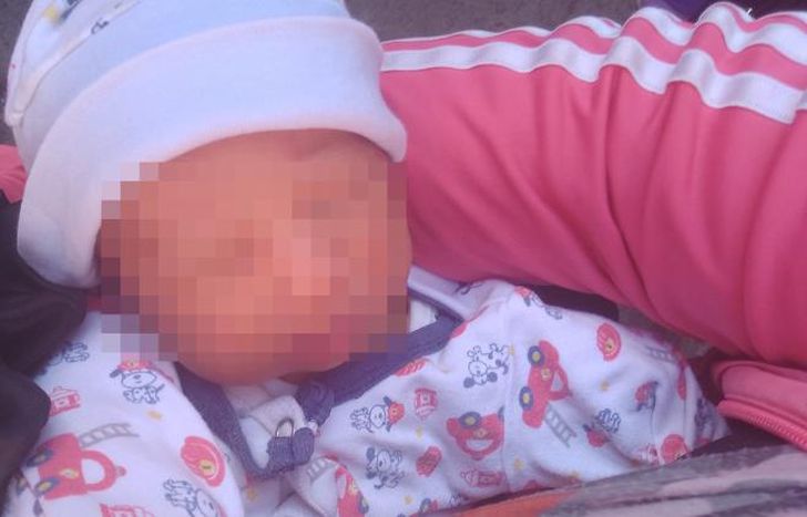 Jesús, el bebé abandonado en Lomas.