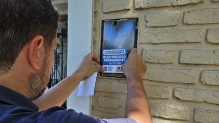 Diario La Unión | En las recorridas se identifican los medidores de cada hogar.
