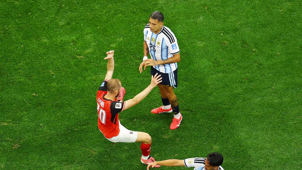 Facundo Medina fue clave en el triunfo de la Selección Argentina.