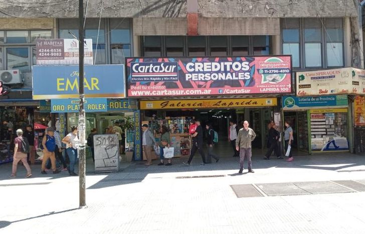 Hoy solamente puede verse la construcción donde funcionó la confitería.