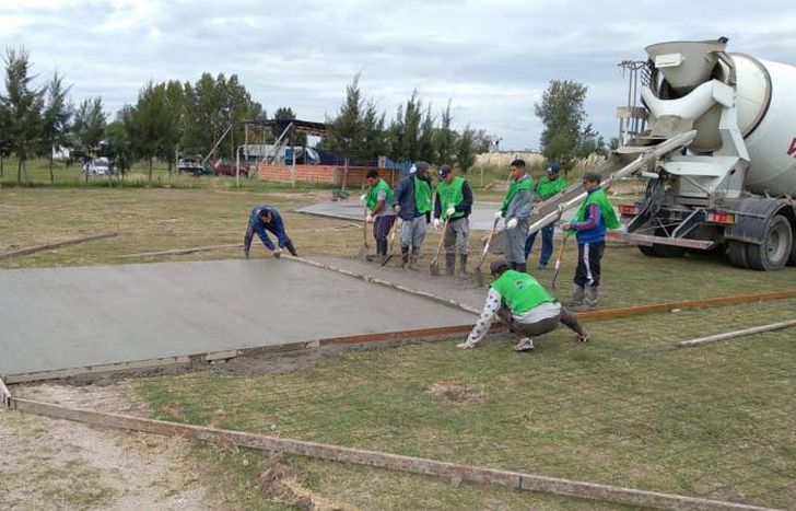 Realizan una obra de gran magnitud en el Parque Santa Catalina.