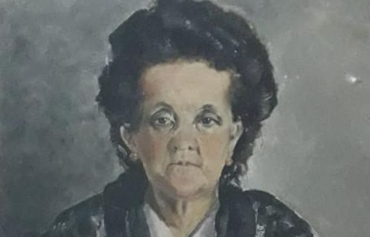 La pintura, a la espera de que aparezca alguna persona que la reclame.