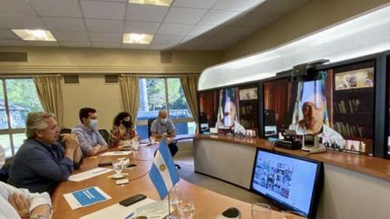 Fernández llevó adelante un encuentro virtual con gobernadores.