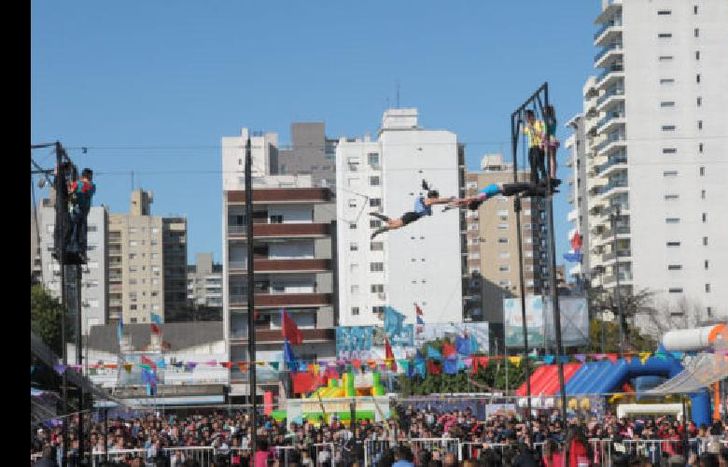 Los espectáculos de acrobacia deslumbraron a todos.