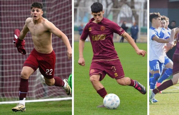 De Martis, Fariña y Pimentel se viste de celeste y blanco.