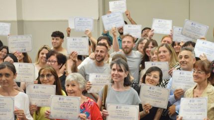 Todos los concursantes recibieron un diploma de participación.