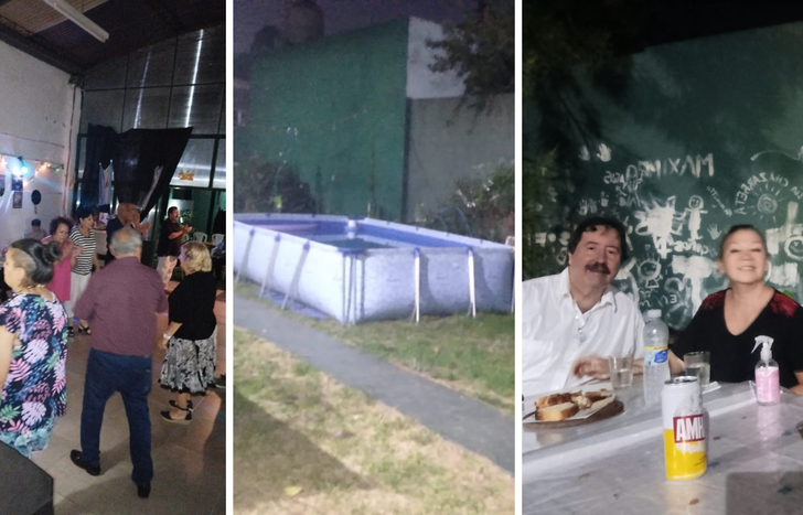 Música, pileta, tragos, comida al ritmo del tango en Banfield.&nbsp;