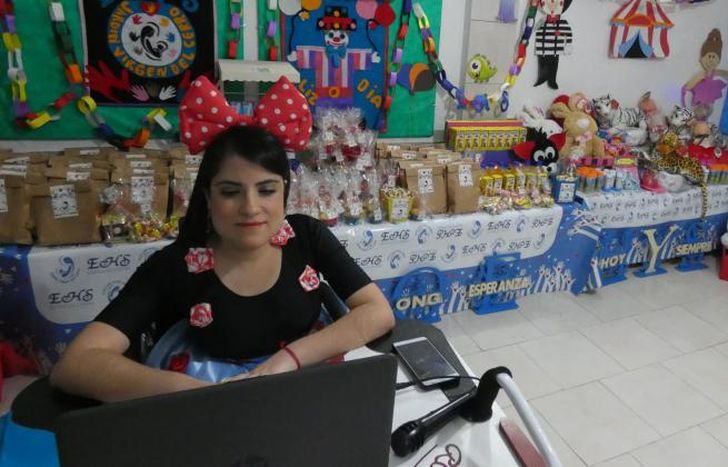Estefanía Romero, coordinadora y docente del jardín.