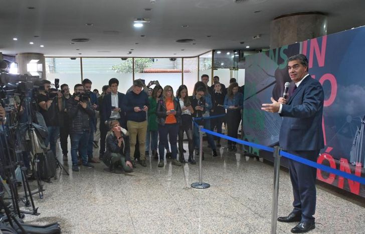 Capitanich habló con la prensa.