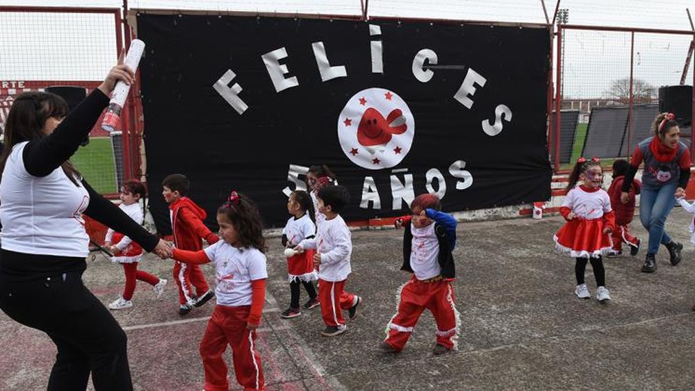 Estrenando la murga.