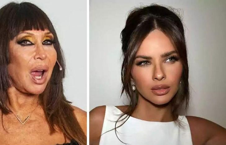 Moria Casán y la China Suárez, mano a mano.