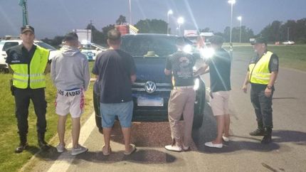 El lomense fue detenido junto a otros dos sujetos.