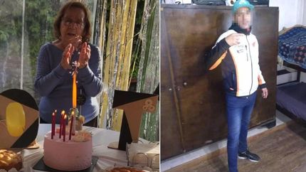 María Beatríz Ortiz y el acusado del crimen.