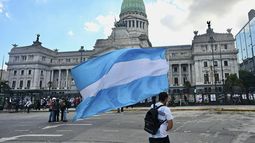 Una postal del paro nacional impulsado por la CGT contra la reforma laboral. Una postal del paro nacional impulsado por la CGT contra la reforma laboral.