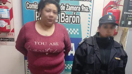 La mujer está detenida por el crimen del domingo pasado en Parque Barón.