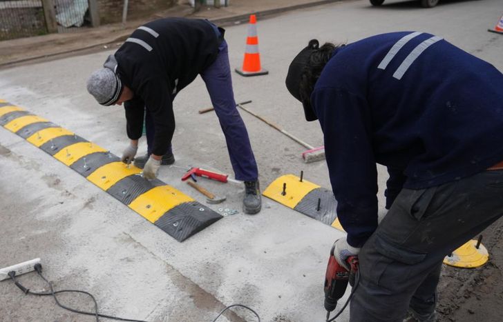 Hubo trabajos en calles de Albertina, Fiorito y Santa Catalina.