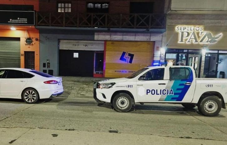 El auto fue interceptado durante un control de tránsito.