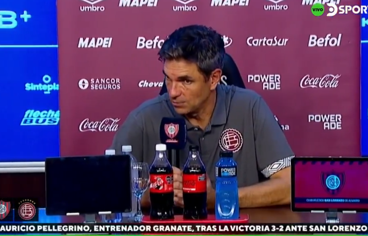 Mauricio Pellegrino destacó la contundencia de Lanús en la victoria sobre San Lorenzo.&nbsp;