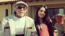 Daniel Toro y su hija menor.