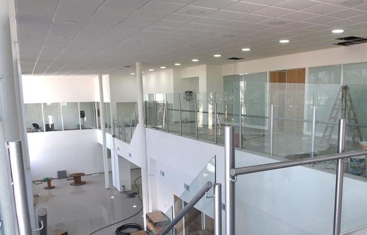 La obra del Hospital de Diagnóstico Inmediato de Banfield entró en su etapa final.