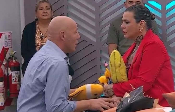 Sandra y su esposo en Gran Hermano.