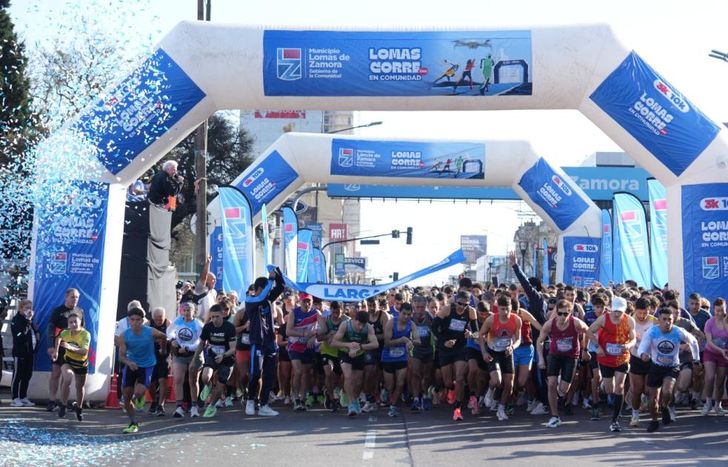 Se llevó a cabo una nueva edición de Lomas Corre.