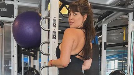 Wanda, en el gimnasio.