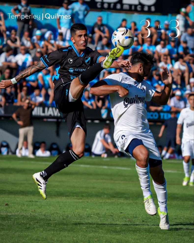 Temperley y Quilmes igualaron 3 a 3 en el Alfredo Beranger. Temperley y Quilmes igualaron 3 a 3 en el Alfredo Beranger.