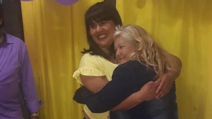 Madre e hija juntas en esta cruzada solidaria que mejorará la calidad de vida de Gisela.