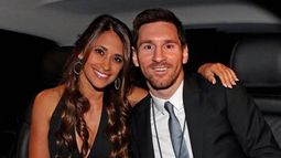 Lionel y Antonela, con un poco de amor francés