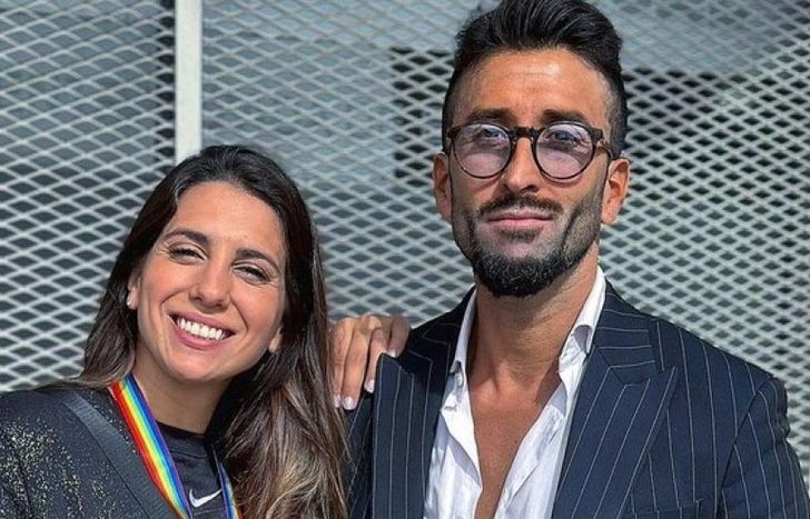 Cinthia y su abogado.