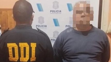 El hombre detenido en Temperley.