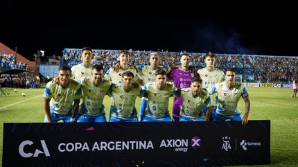 Temperley en su presentación en Sarandí.