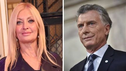 Yuyito González y Mauricio Macri.&nbsp;