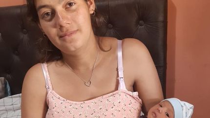 el primer bebe del ano en el gandulfo: me trajeron desde guernica...