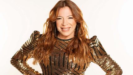 Lizy, a full con el estudio.