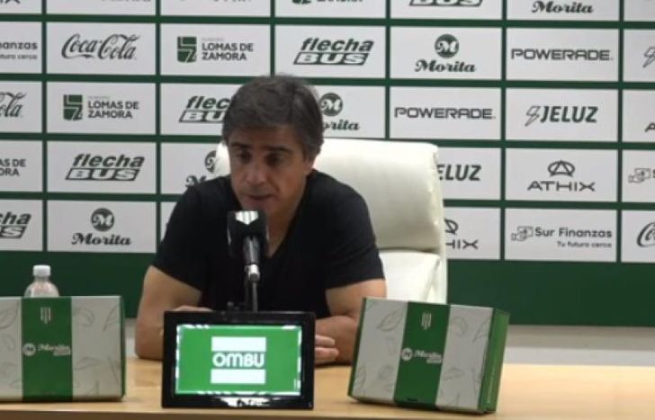 Javier Sanguinetti sacó pecho por el gran triunfo de Banfield sobre Boca.