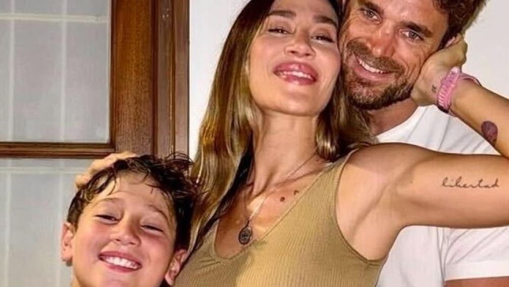 Jimena, en familia.