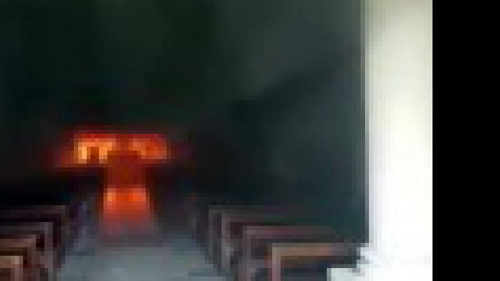 Un incendio destruyó el altar de la catedral de San Nicolás